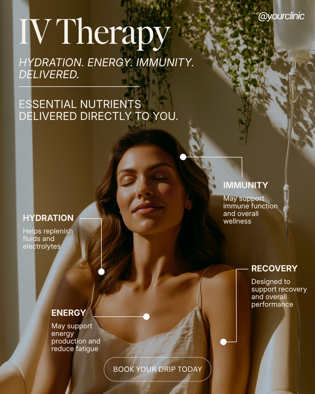 IV Therapy - Hydration. Energy. Immunity. Delivered.
